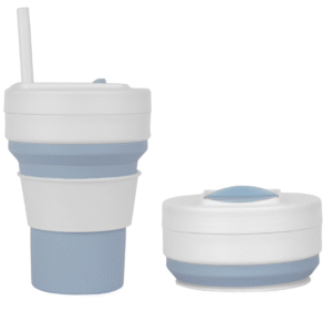 350mL 접이식 실리콘 커피컵 제품 이미지