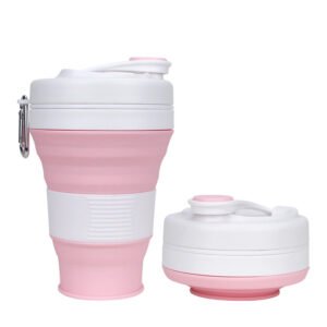 600mL 접이식 실리콘 커피컵 제품 이미지